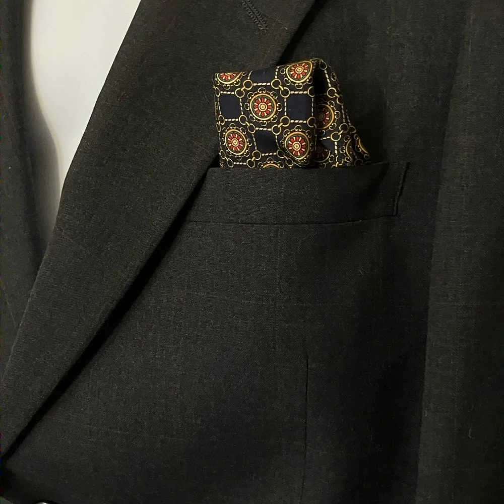 Wool blend Men’s suit jacket by Smiths Ernesto Bellini 42 x 36 charcoal
